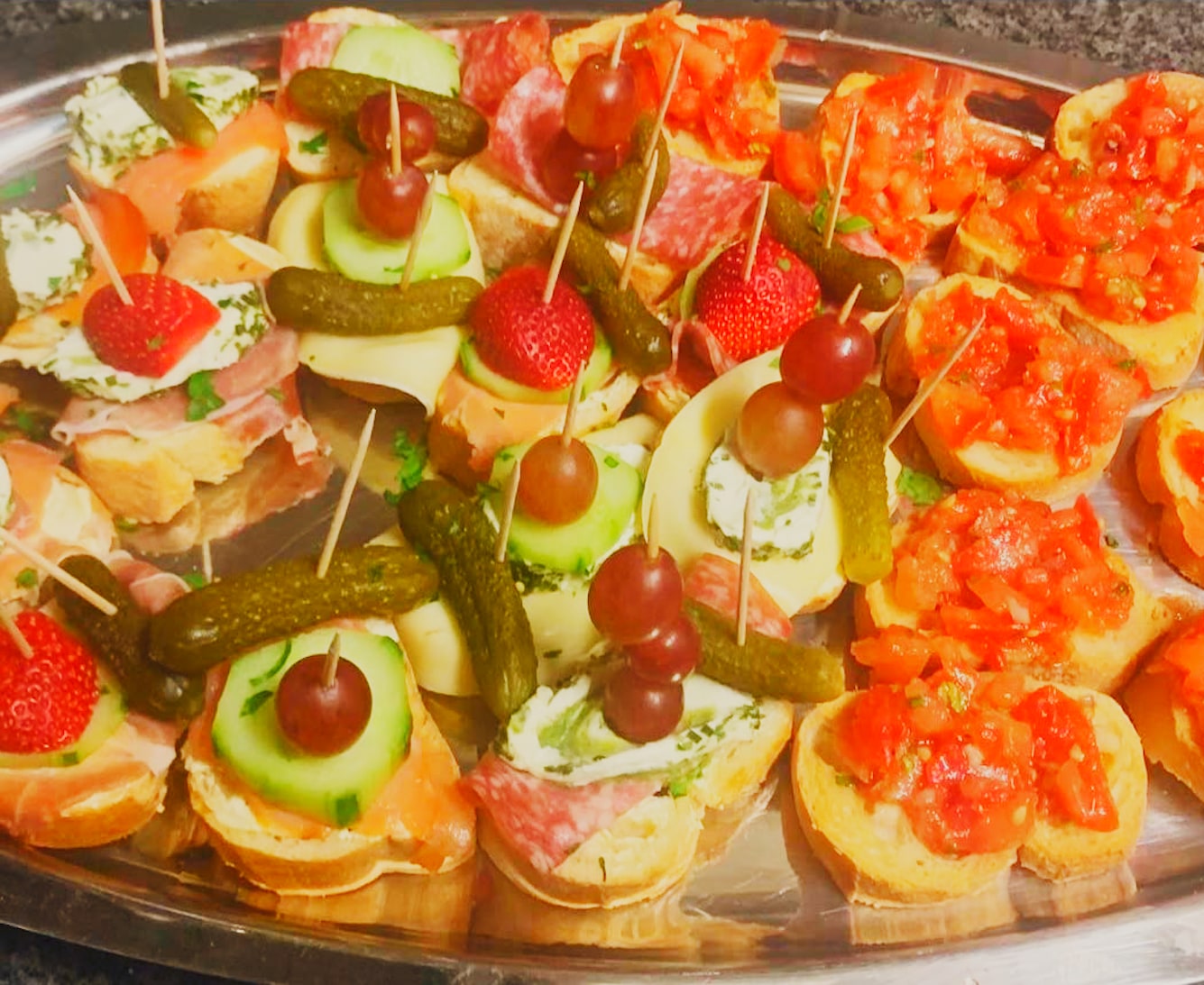 Buffet vom Ristorante Venezia Löhne, Aufnahme 1